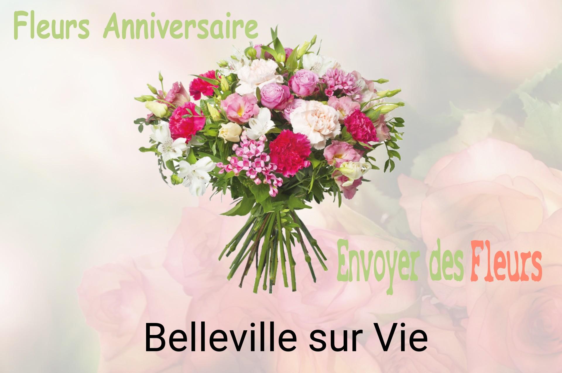 Bouquet de fleurs d’anniversaire livré à Belleville-sur-Vie