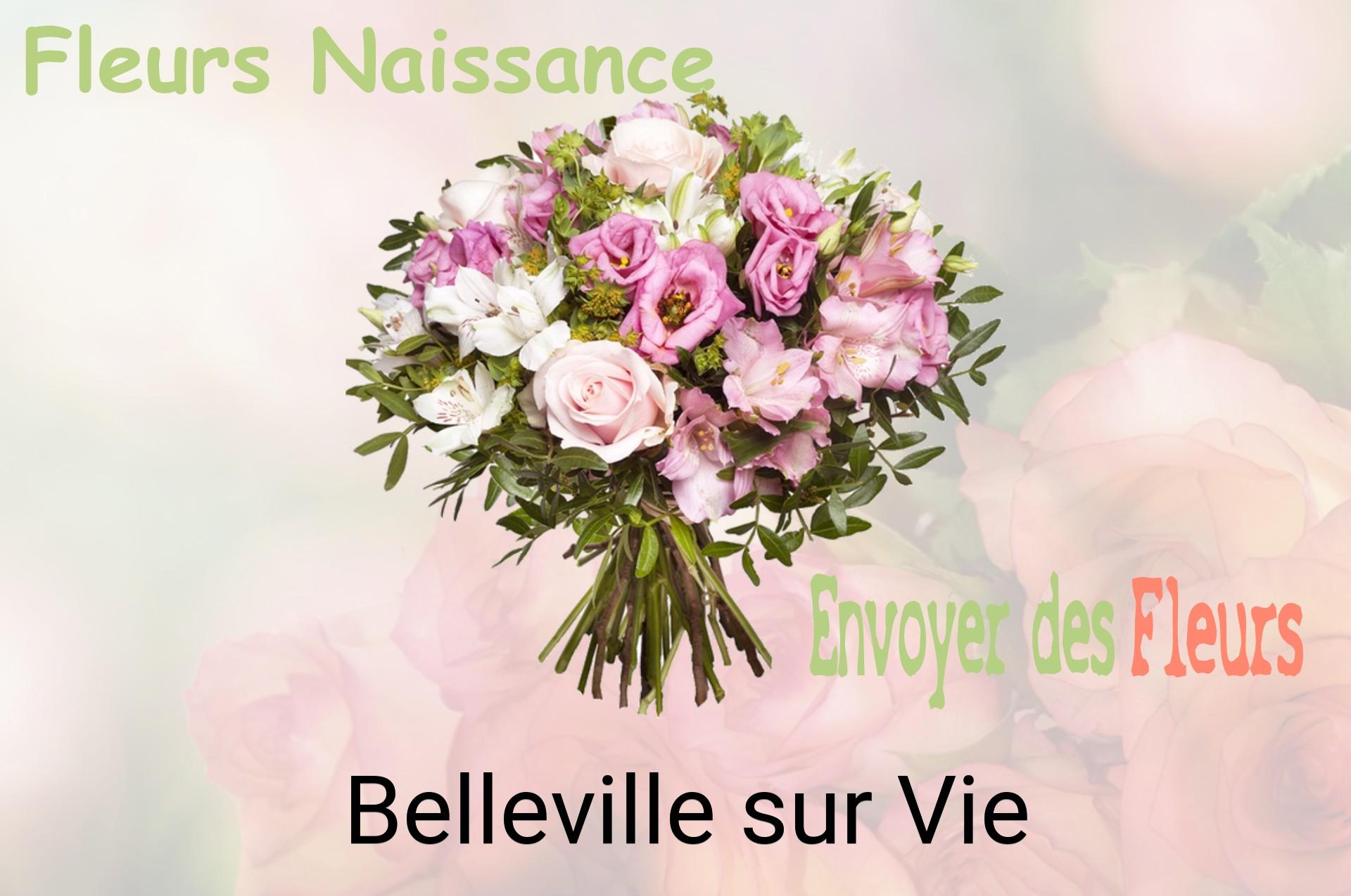 Bouquet de fleurs de naissance livré à Belleville-sur-Vie